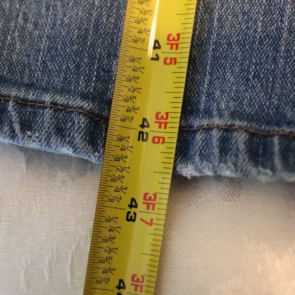 Levi's Curvy Fit Boot Leg Denim Blue Jeans Size 12 - Picture 15 of 16